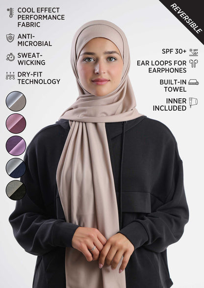 Sports Freestyle Hijab - Reversible