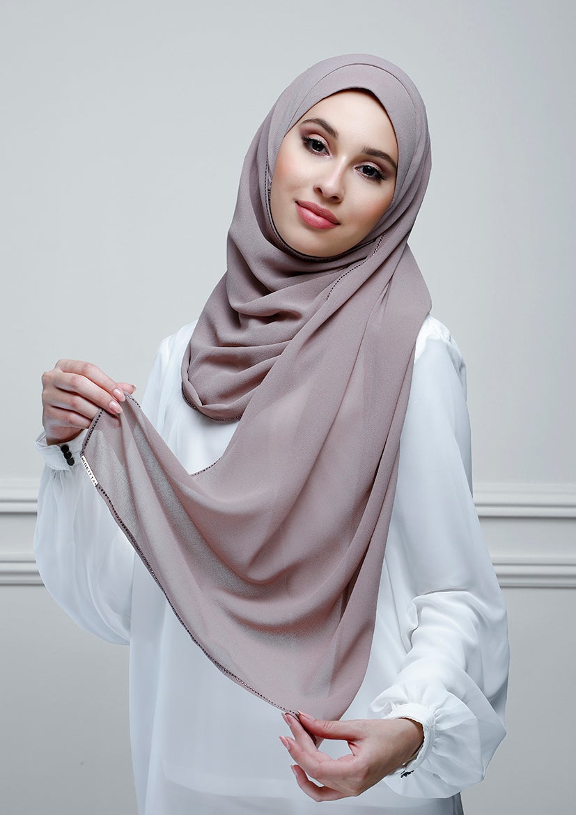 Rosewood with Crystals - BOKITTA Hijab #style_jolie